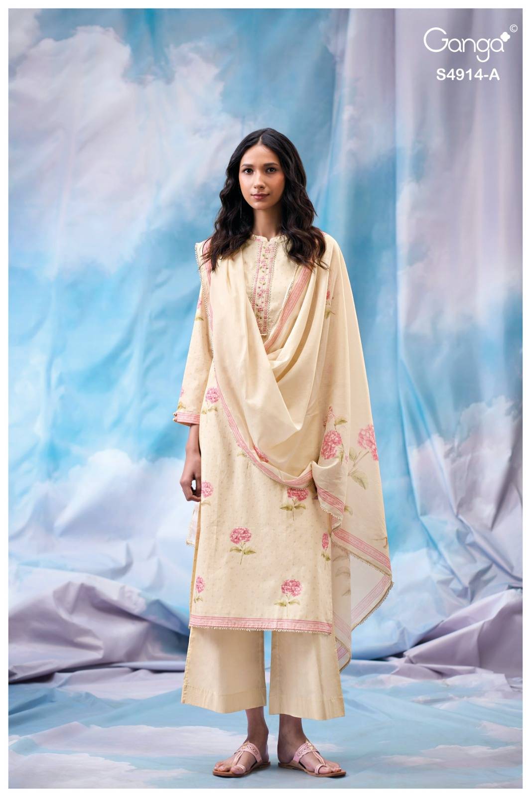 DAZIA 4914 By Ganga Fashion Stylish Beautiful Colourful COTTON Dresses At Wholesale Price